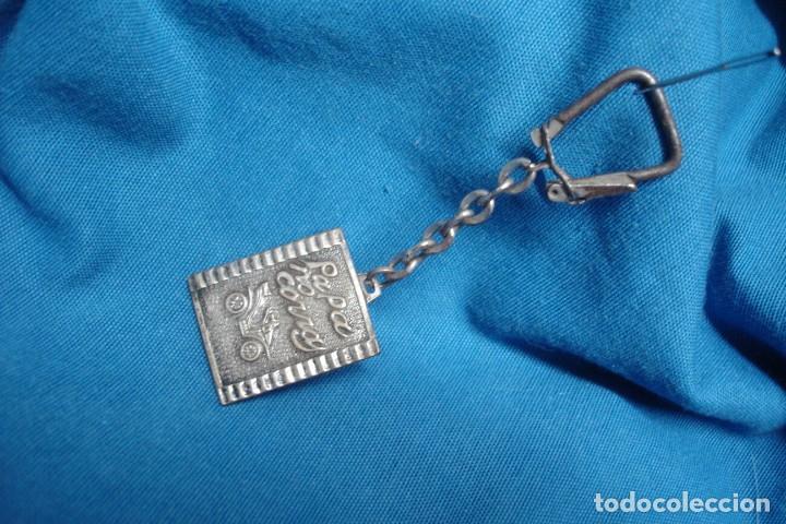 Coleccionismo de llaveros: ANTIGUO LLAVERO DE METAL PAPA NO CORRAS, CON PUBLICIDAD DE JOYERO