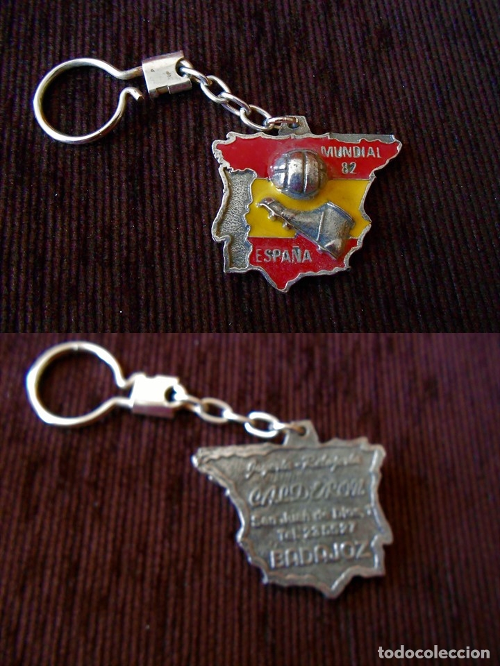 Coleccionismo de llaveros: Llavero de Metal del MUNDIAL DE FUTBOL ESPA&Ntilde;A 82