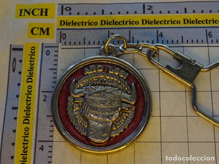 Collection of Keychains: LLAVERO DE TOROS TAUROMAQUIA. PE&Ntilde;A TAURINA EL TORICO CHIVA 1981
