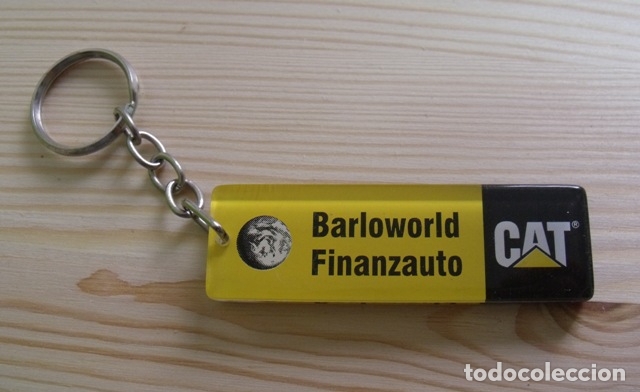 Collection of Keychains: Llavero Publicitario Barloworld Finanzauto CAT