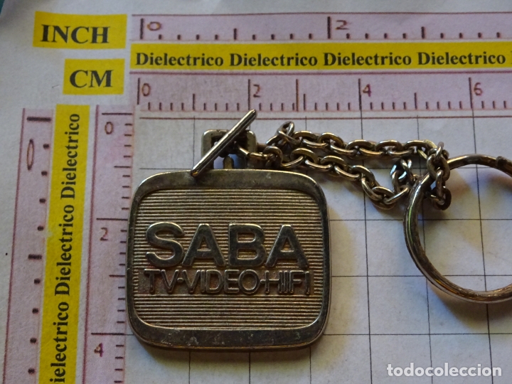 Collectionnisme de portes-cl&eacute;s: LLAVERO DE TELEVISORES TV VIDEO HIFI SABA