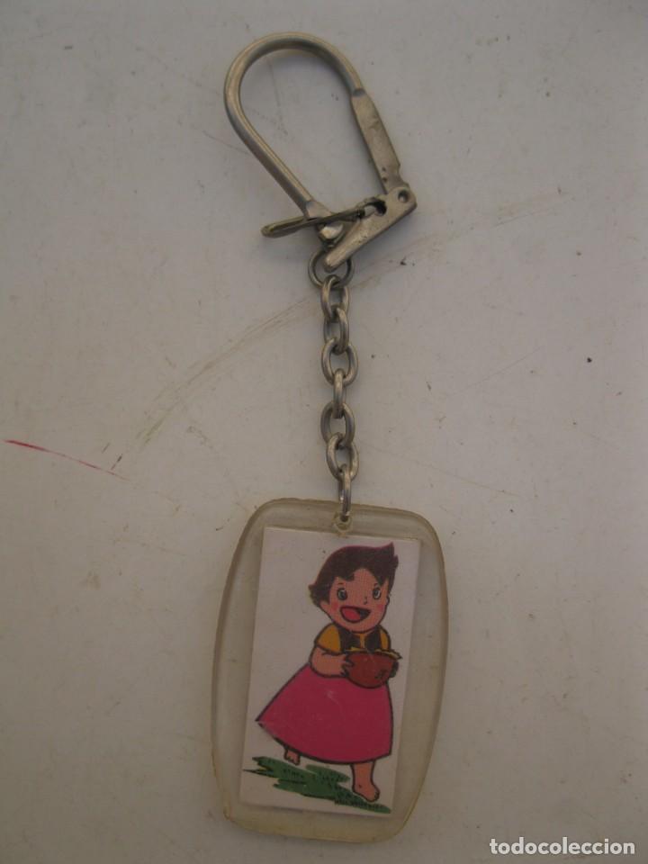Coleccionismo de llaveros: ANTIGUO LLAVERO DE HEIDI Y PEDRO.