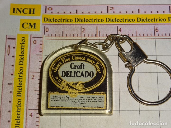 Collectionnisme de portes-cl&eacute;s: LLAVERO DE BEBIDAS. VINO SHERRY FINE OLD PALE CREAM SHERRY CROFT ORIGINAL