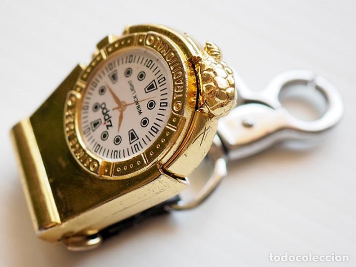 Coleccionismo de llaveros: Llavero mechero con forma de reloj - Foto 4