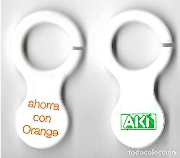 Coleccionismo de llaveros: DOS LLAVEROS CARRO DE LA COMPRA - Foto 1