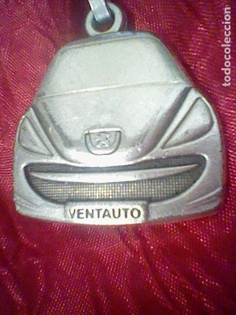 Coleccionismo de llaveros: PEUGEOT BONITO LLAVERO METAL COCHE COMERCIAL VENTAUTO CONCESIONARIO SPAIN