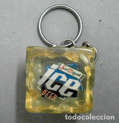 Coleccionismo de llaveros: LLAVERO DE METACRILATO SAN MIGUEL ICE BEER - LLAV-9655 - B-205