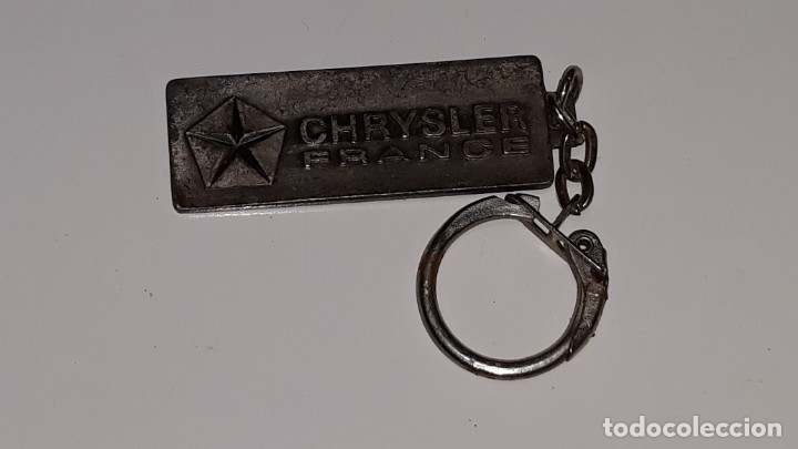 Coleccionismo de llaveros: ANTIGUO LLAVERO DE COCHES CHRYSLER FRANCE - FRANCIA A&Ntilde;OS 60