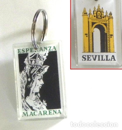 Coleccionismo de llaveros: LLAVERO DE LA VIRGEN ESPERANZA MACARENA PUERTA SEVILLA RELIGI&Oacute;N CRISTIANA SEMANA SANTA CRISTIANISMO