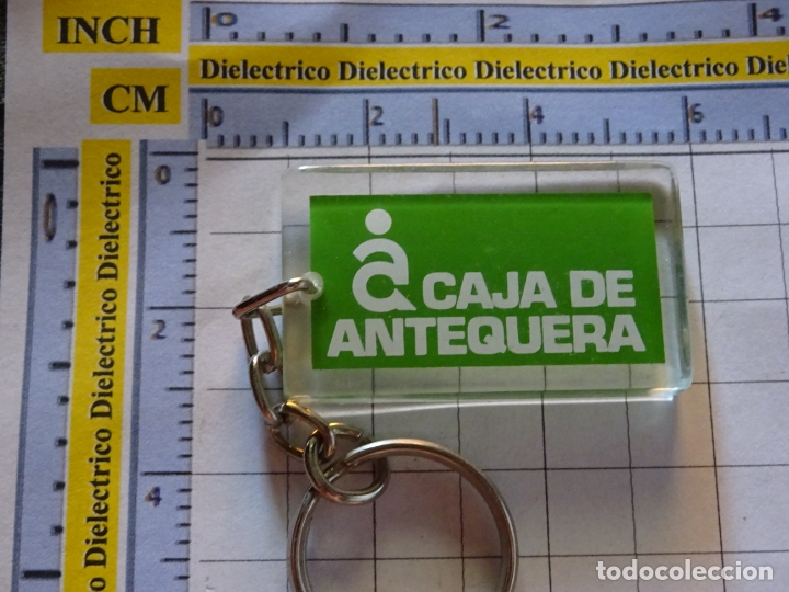 Collection of Keychains: LLAVERO DE BANCOS ASEGURADORAS. CAJA DE AHORROS DE ANTEQUERA