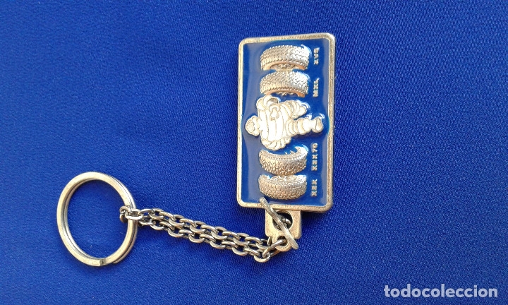 Coleccionismo de llaveros: llavero MICHELIN con esmalte -antiguo - Foto 2