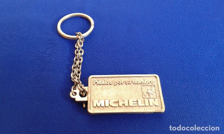 Coleccionismo de llaveros: llavero MICHELIN con esmalte -antiguo - Foto 3