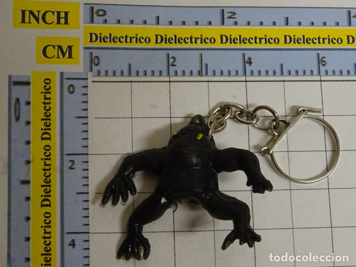 Collectionnisme de portes-cl&eacute;s: LLAVERO DE FIGURITAS MINIATURAS. CRIATURA TIPO GORILA GOZILLA. MARCAJE KONG KONG. A&Ntilde;OS 70 80