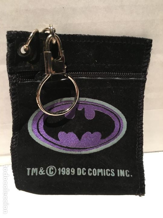 Coleccionismo de llaveros: LLAVERO MONEDERO BATMAN DC COMICS 1989