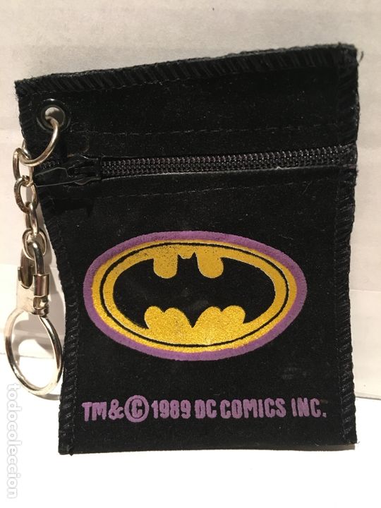 Coleccionismo de llaveros: LLAVERO MONEDERO DE BATMAN A&Ntilde;O 1989 DC COMIC