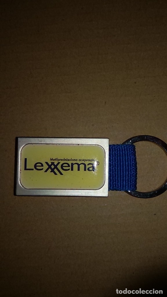 Collectionnisme de portes-cl&eacute;s: LLAVERO LEXXEMA METILPREDNISOLONA ACEPONATO