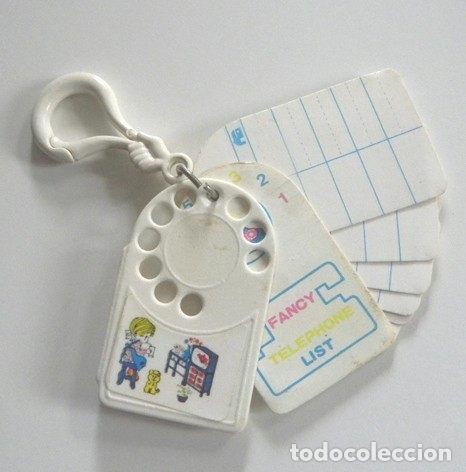 Coleccionismo de llaveros: LLAVERO - AGENDA PARA APUNTAR TEL&Eacute;FONOS - DE PL&Aacute;STICO Y PAPEL - AGENDITA