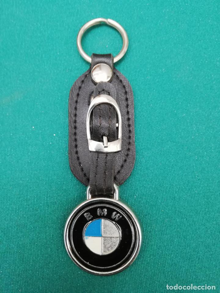 Collectionnisme de portes-cl&eacute;s: BMW - ELEGANTE LLAVERO CON HEBILLA - TOTAL 12 CM.