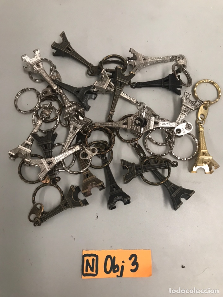 Coleccionismo de llaveros: LOTE DE LLAVEROS PARIS - Foto 1