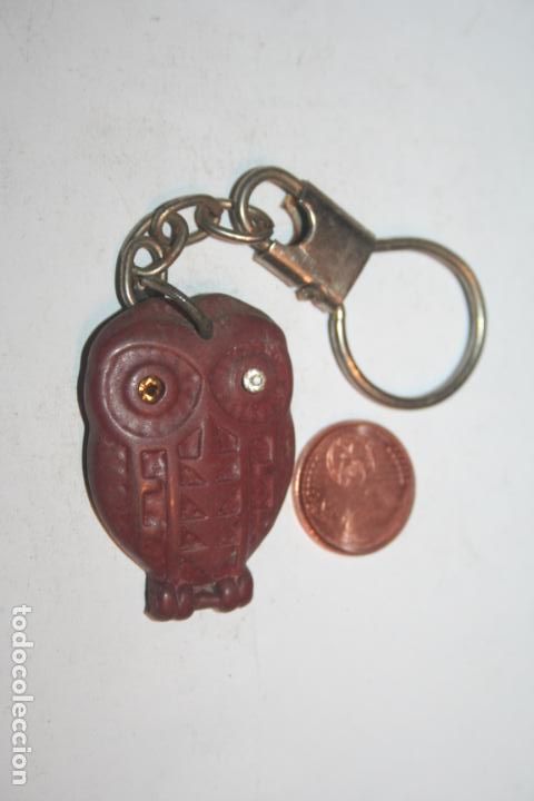 Coleccionismo de llaveros: BUHO TONO MARR&Oacute;N *** ANTIGUO LLAVERO  *** COLECCI&Oacute;N PRIVADA *** TENGO OTROS MODELOS
