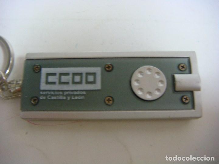 Coleccionismo de llaveros: LLAVERO DE CC.OO SERVICIOS PRIVADOS DE CASTILLA Y LEON