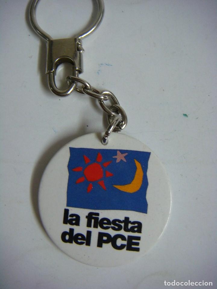 Coleccionismo de llaveros: LLAVERO DE LA FIESTA DEL P.C.E.