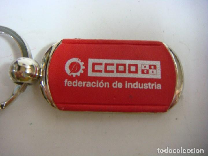 Coleccionismo de llaveros: LLAVERO DE CC.OO FEDERACION DE INDUSTRIA
