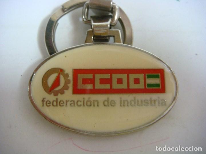 Coleccionismo de llaveros: LLAVERO DE CC.OO FEDERACION DE INDUSTRIA