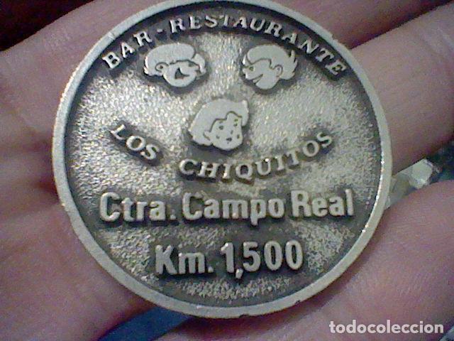 Coleccionismo de llaveros: ZIPI ZAPE HEIDI PUBLICIDAD RESTAURANTE LOS CHIQUITOS CTRA CAMPO REAL BONITO Y RARO 3,8 CMS DIAMETRO