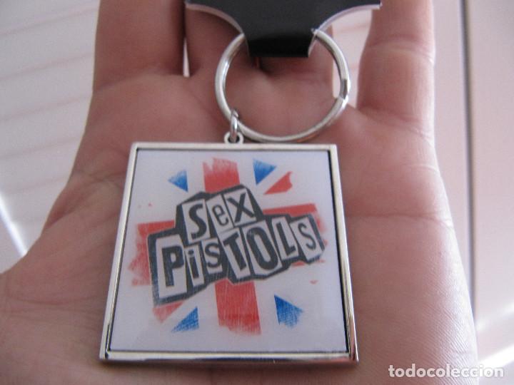 Coleccionismo de llaveros: The Sex Pistols Union Jack Sid Vicious llavero con licencia -nuevo