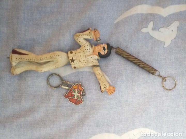 Coleccionismo de llaveros: Muy antiguo llavero Elvis Presley buen tama&ntilde;o goma