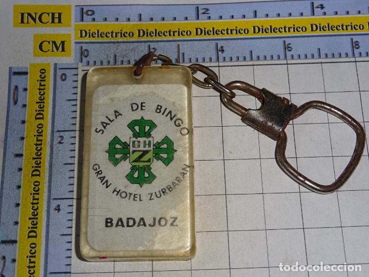 Colecionismo de porta-chaves: LLAVERO. SALA DE BINGO GRAN HOTEL ZURBAR&Aacute;N BADAJOZ