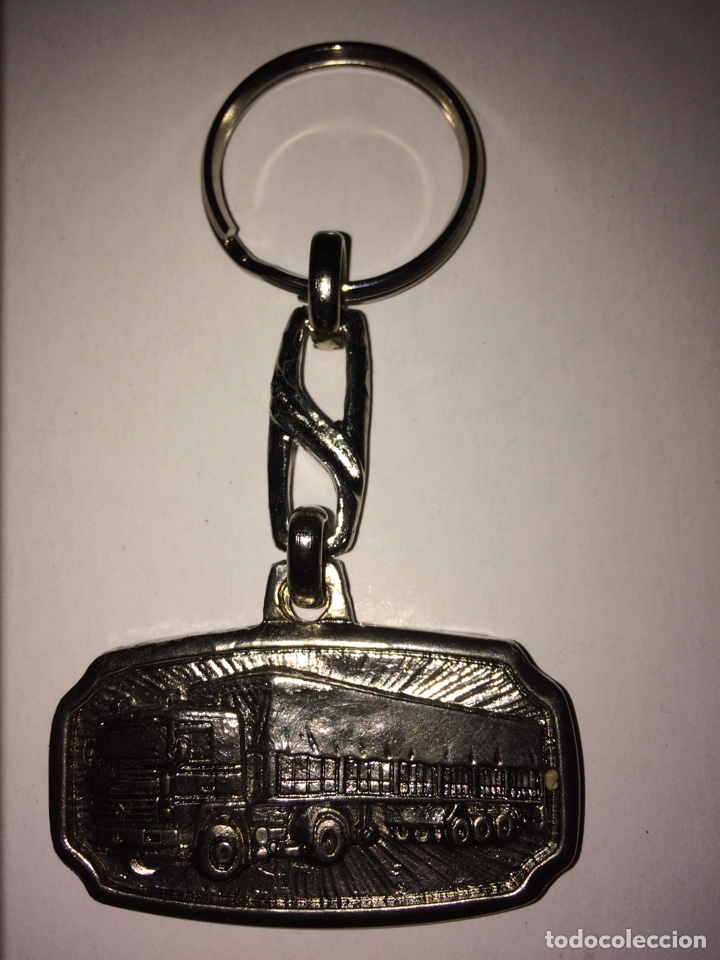 Sammlung von Schl&uuml;sselanh&auml;ngern: Llavero camion Renault Mosa Segovia