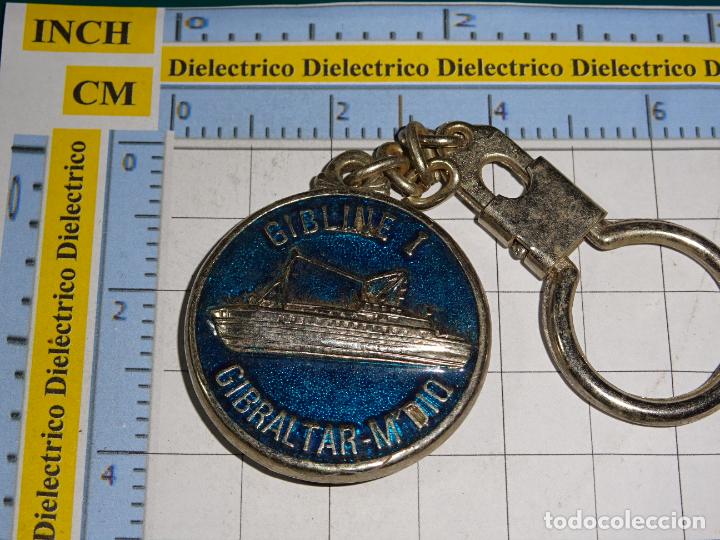 Sammlung von Schl&uuml;sselanh&auml;ngern: LLAVERO DE BARCOS. BARCO GIBLINE I. GIBRALTAR TANGER TETUAN PORT M'DIQ