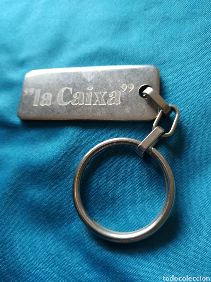Coleccionismo de llaveros: Llavero antiguo de La Caixa