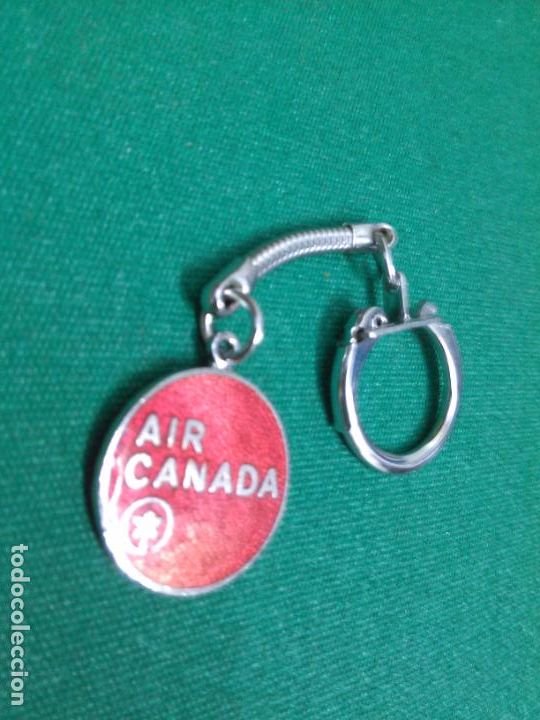 Collectionnisme de portes-cl&eacute;s: AIR CANADA - ESMALTADO - DIAMETRO: 22 MM.