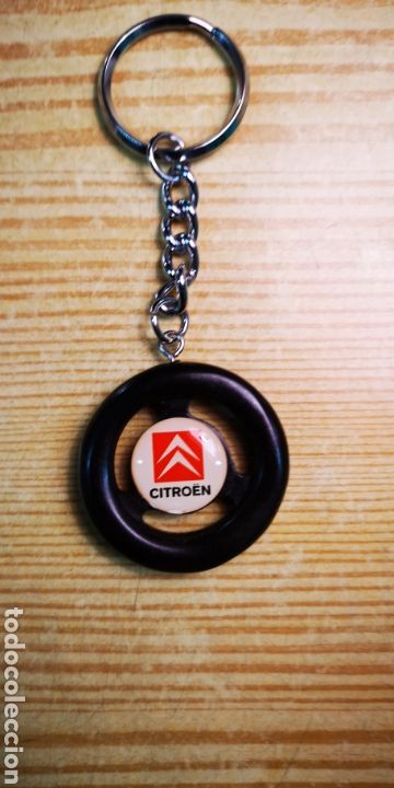 Coleccionismo de llaveros: Citroen llavero de madera a estrenar