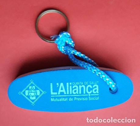 Coleccionismo de llaveros: LLAVERO L'ALIAN&Ccedil;A. PUBLICIDAD QUINTA DE SALUT. MUTUA. LA ALIANZA. SEGUROS.