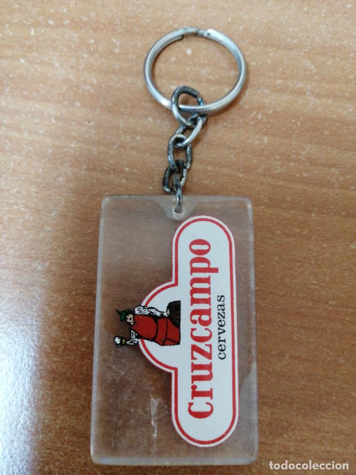 Coleccionismo de llaveros: LLAVERO METACRILATO ( CERVEZA ) CRUZCAMPO