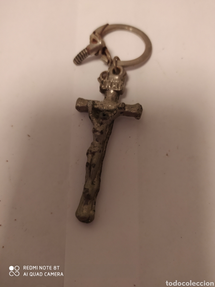 Coleccionismo de llaveros: Llavero antiguo Jes&uacute;s en la Cruz