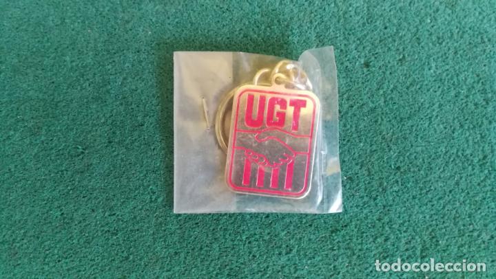 Collectionnisme de portes-cl&eacute;s: LLAVERO UGT - UNI&Oacute;N GENERAL DE TRABAJADORES - NUEVO - CV
