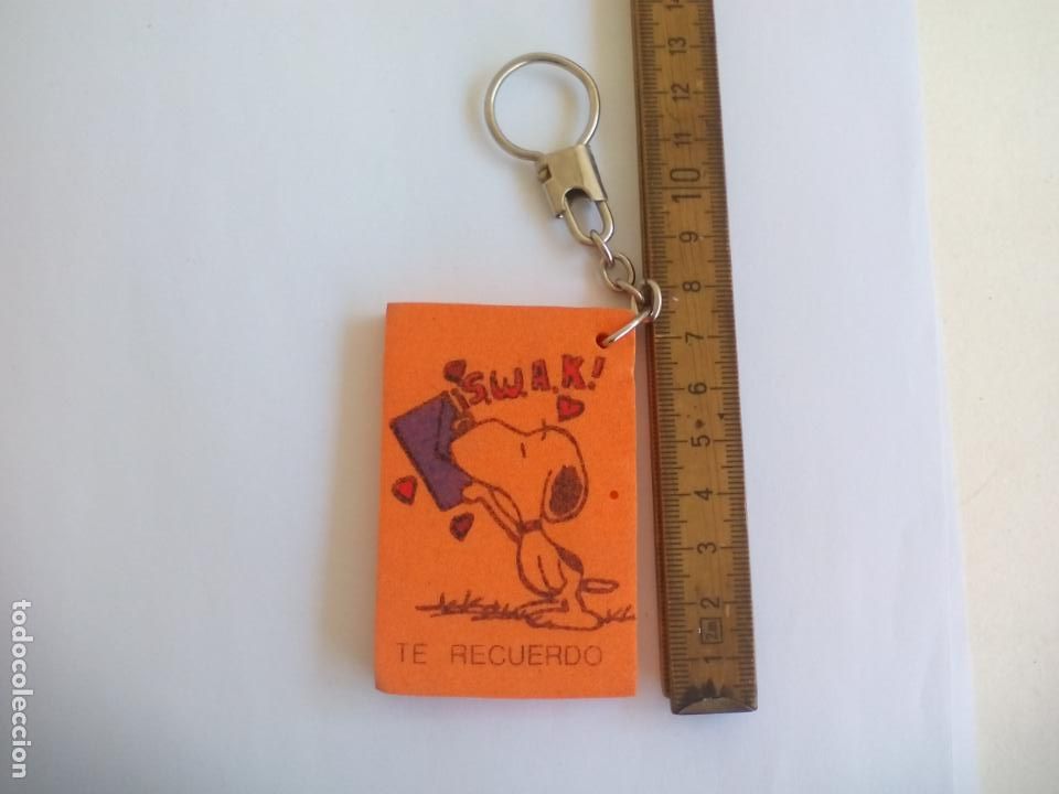 Coleccionismo de llaveros: LLAVERO, SNOOPY. TE RECUERDO. SWAK