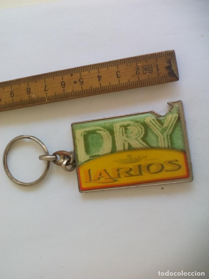 Coleccionismo de llaveros: LLAVERO GINEBRA LARIOS. DRY. ABRIDOR, ABREBOTELLAS