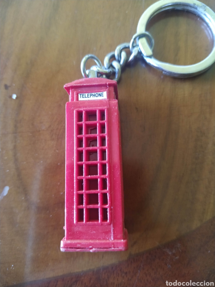 Colecionismo de porta-chaves: Llavero cabina tel&eacute;fonos Londres
