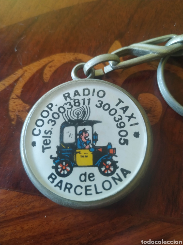 Collezionismo di Portachiavi: Llavero Cooperativa Radio Taxi Barcelona 11 aniversario 1977 1988