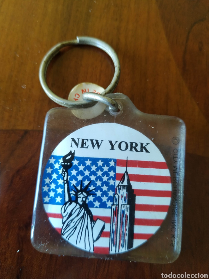 Colecionismo de porta-chaves: Llavero New York Nueva York Estados Unidos Est&agrave;tua Libertad