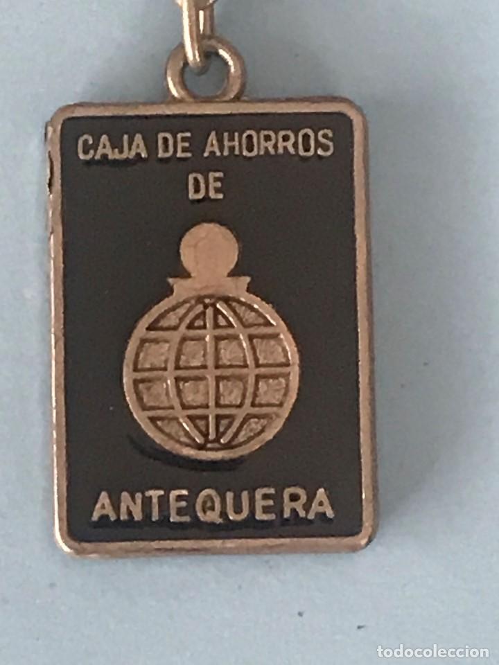 Collezionismo di Portachiavi: CAJA DE AHORROS DE ANTEQUERA - LLAVERO ANTIGUO - BANCOS CAJAS DE AHORROS