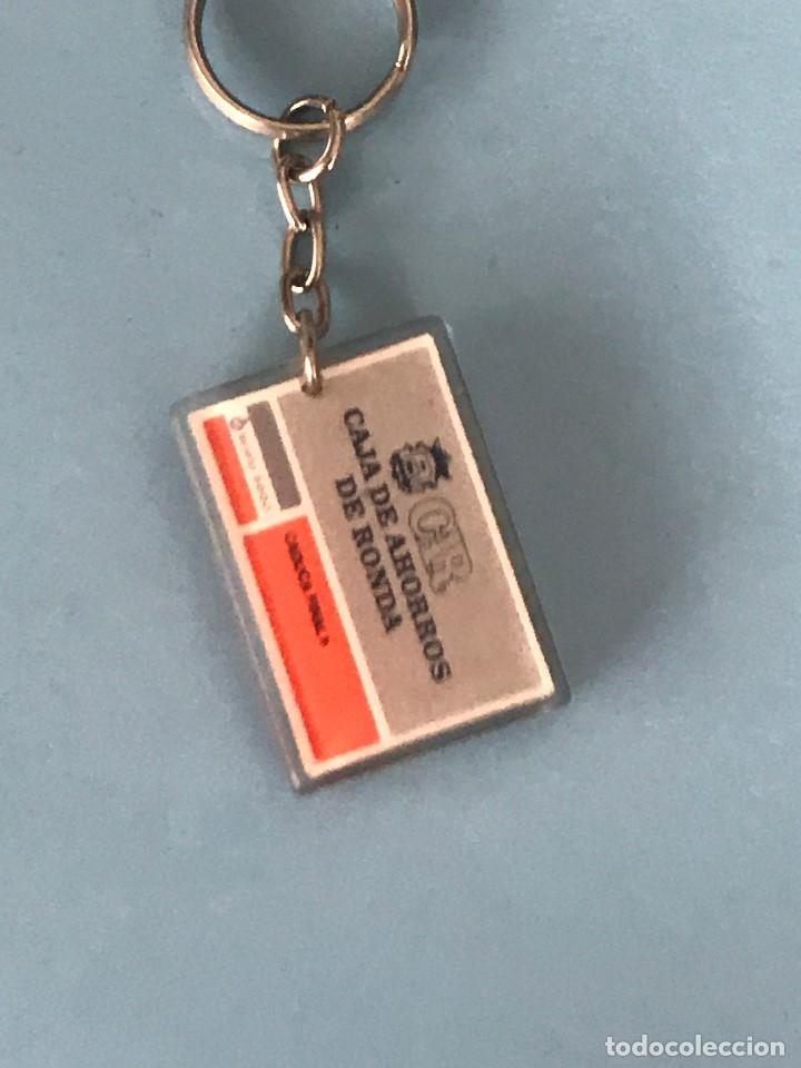 Sammlung von Schl&uuml;sselanh&auml;ngern: CAJA DE AHORROS DE RONDA CAR VISA - LLAVERO ANTIGUO - BANCOS CAJAS DE AHORROS