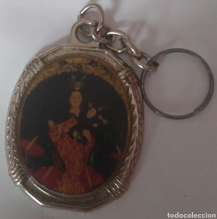 Coleccionismo de llaveros: Llavero religioso virgen - Foto 1