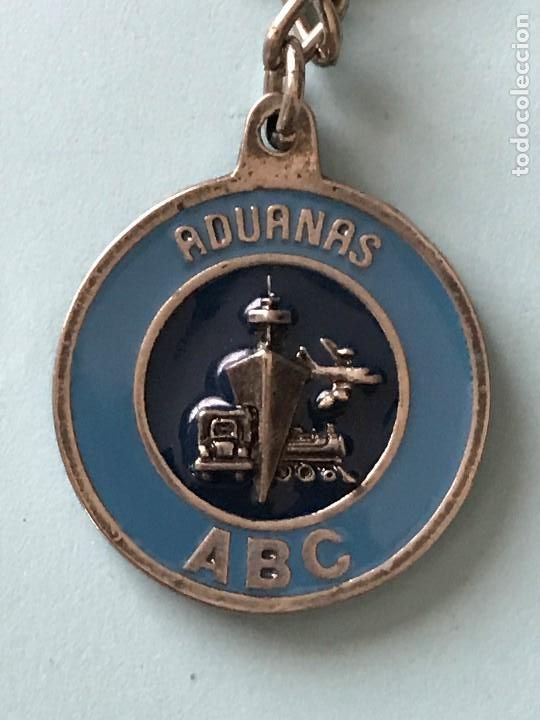 Collectionnisme de portes-cl&eacute;s: ADUANAS ABC EBROTRANS SA BARCELONA AGENCIA BROTONS - LLAVERO ANTIGUO